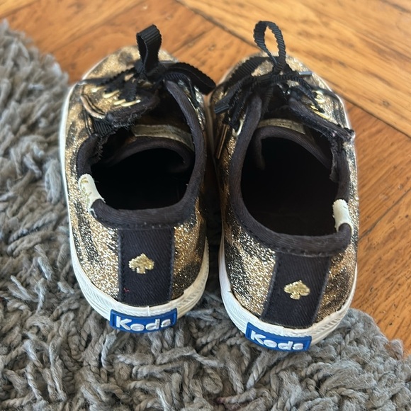 KATE SPADE x KEDS KICKSTART GLITTER LEOPARD TODDLER SNEAKERS Size 7 - Picture 3 of 8